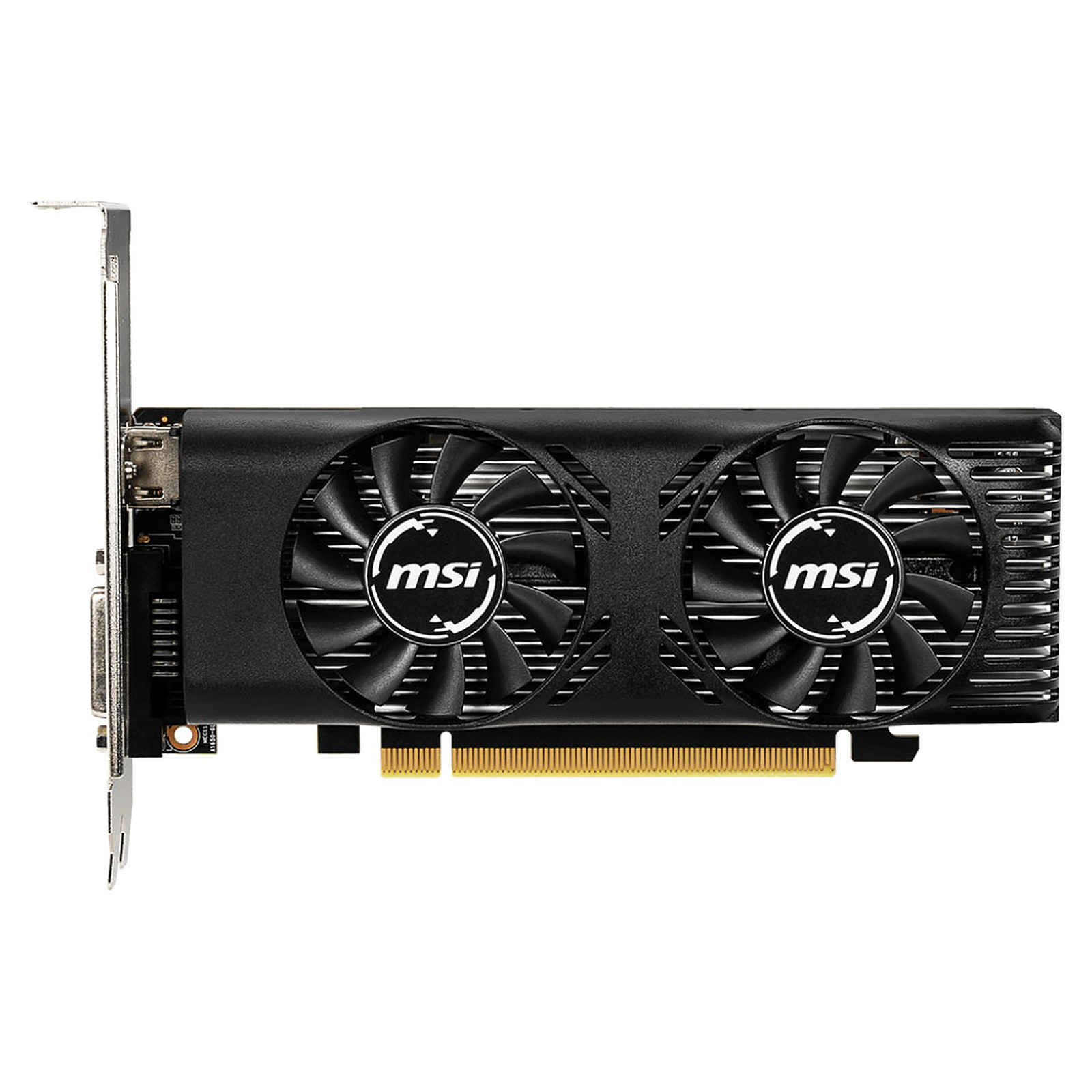 Carte graphique MSI GeForce GTX 1650 4GT LP OC PCIe 3.0, informatique reunion, informatique ile de la Runion 974